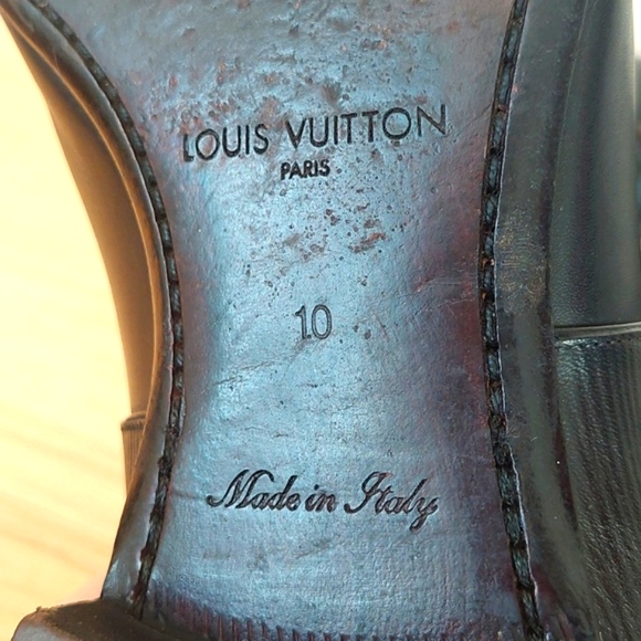 Louis vuitton black leather lace-up Oxford shoes - Picture 16 of 16